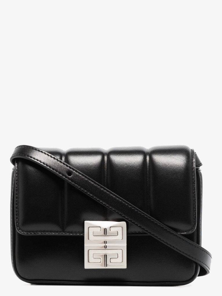 Black 4g Small Leather Cross Body Bag