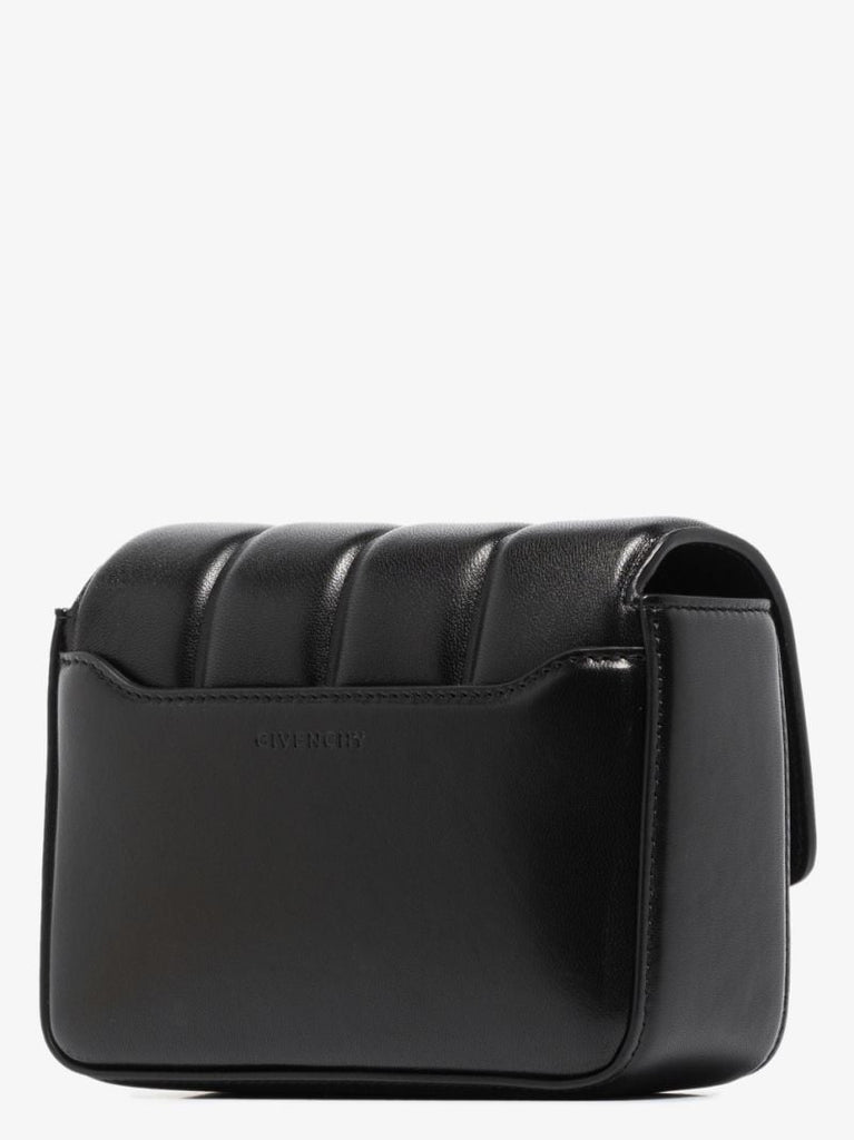 Black 4g Small Leather Cross Body Bag