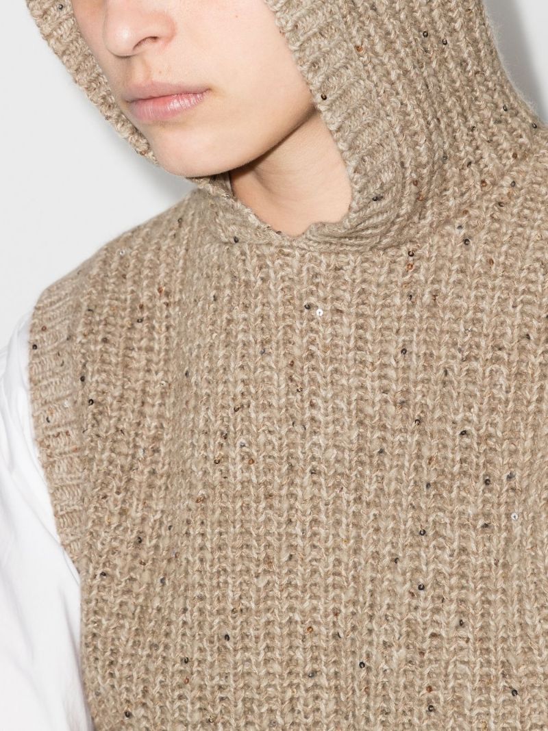 Dazzling Hooded Sweater Vest