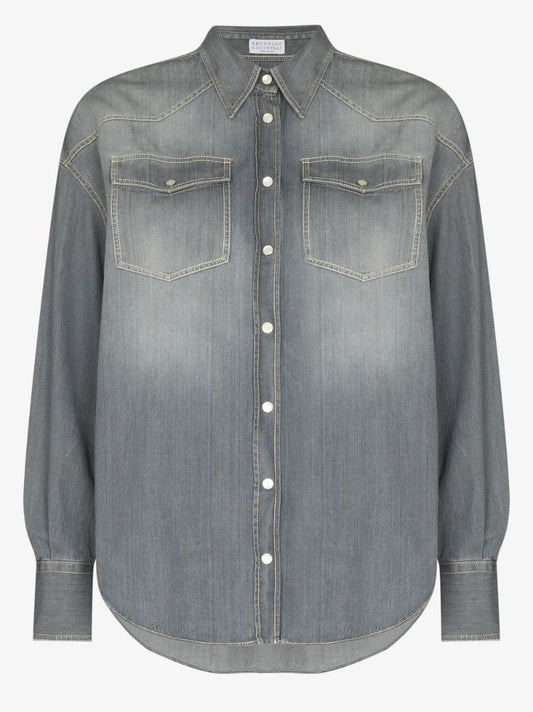 Long Sleeve Denim Shirt