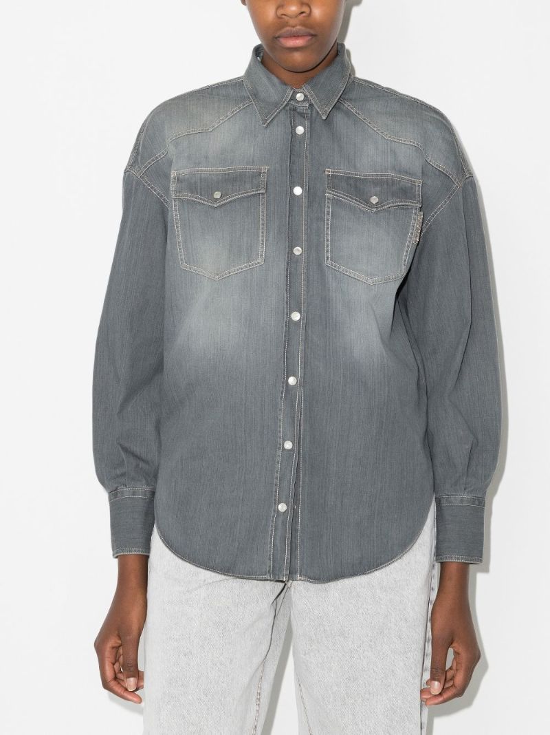 Long Sleeve Denim Shirt