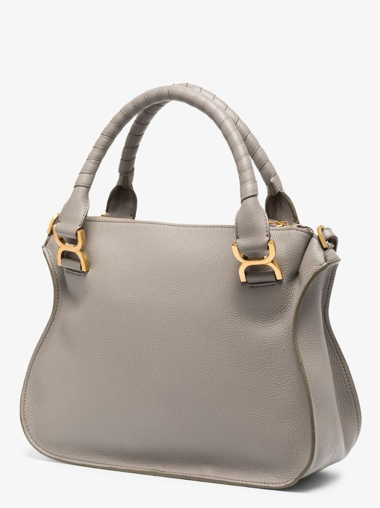 Grey Marcie Large Leather Tote Bag