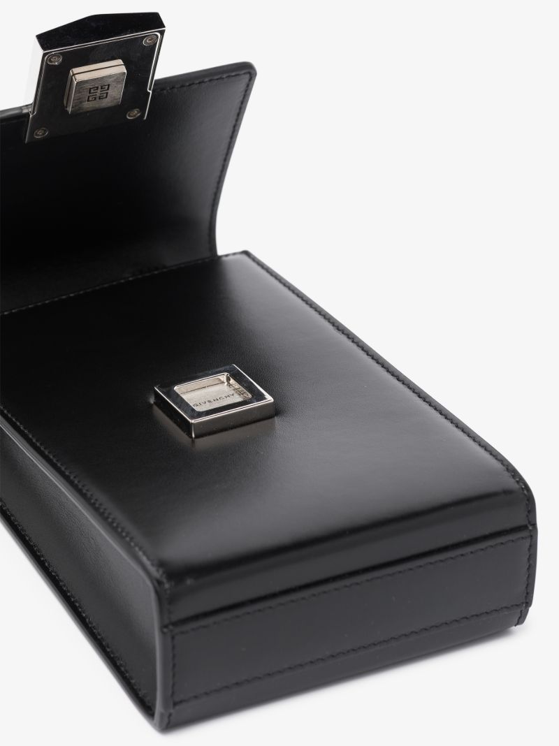 Black 4g Leather Mini Bag