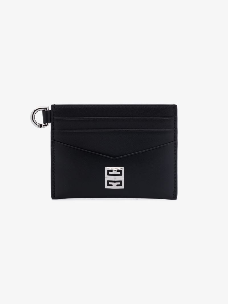 Black 4g Box Leather Card Holder