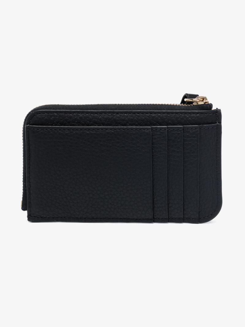 Black Alphabet Leather Wallet