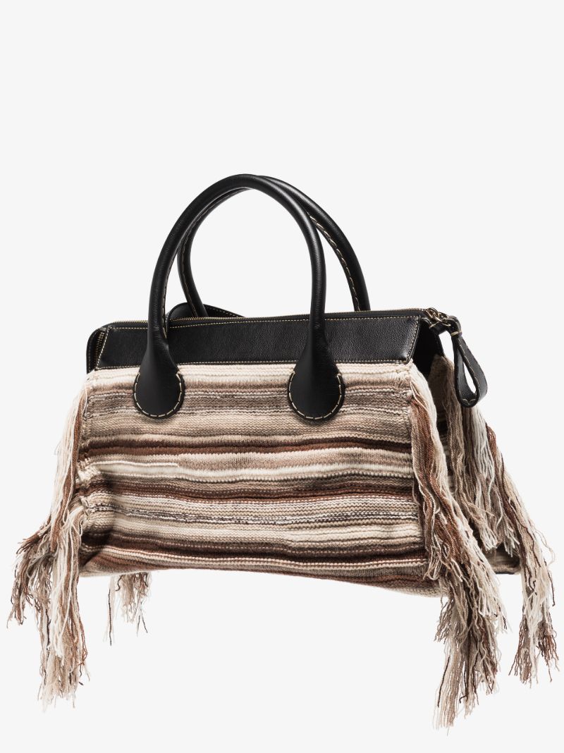 Multicolour Edith Medium Cashmere Tote Bag