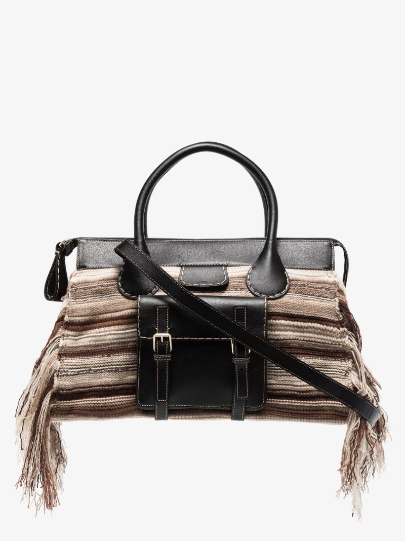 Multicolour Edith Medium Cashmere Tote Bag