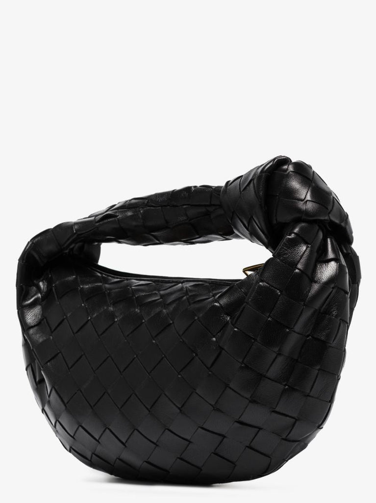 Black the Mini Jodie Leather Clutch Bag