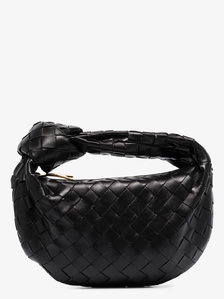 Black the Mini Jodie Leather Clutch Bag