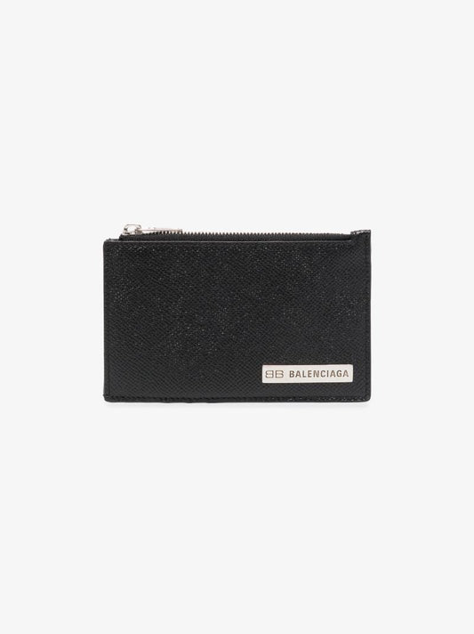 Black Leather Card Holder