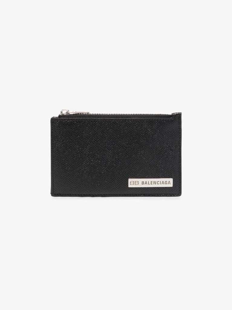 Black Leather Card Holder