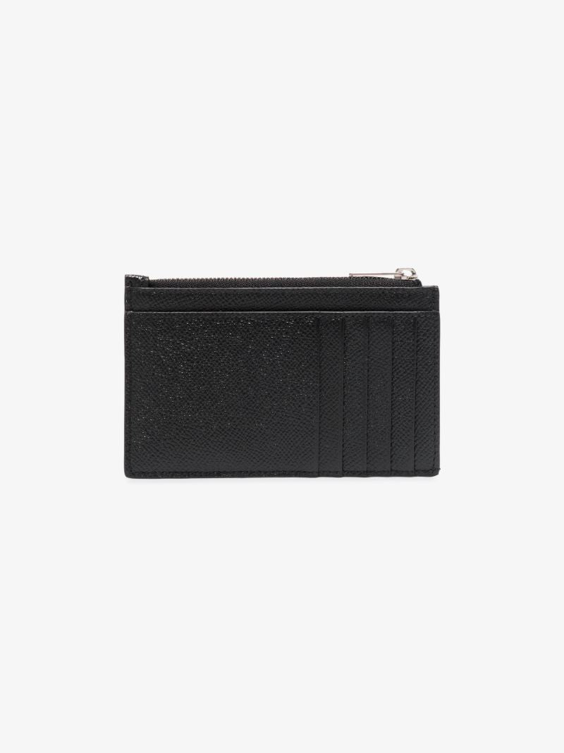 Black Leather Card Holder