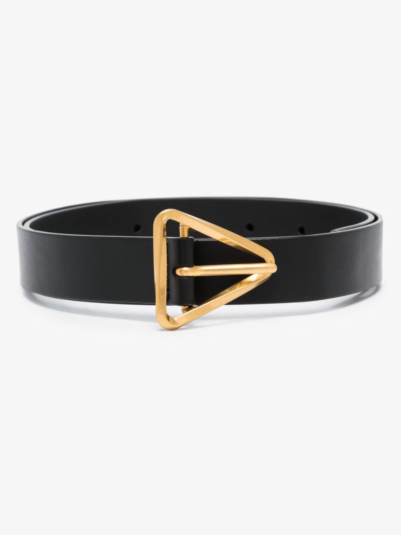 Black Grasp Leather Belt
