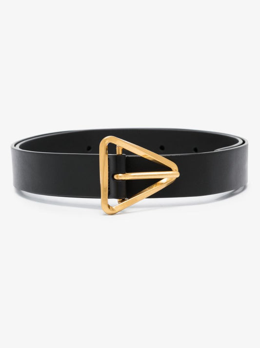 Black Grasp Leather Belt