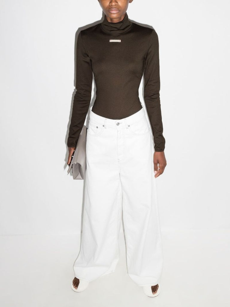 Logo High Neck Bodysuit
