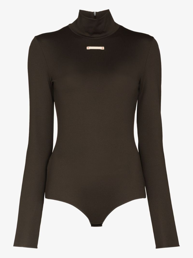 Logo High Neck Bodysuit