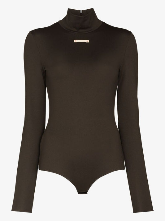 Logo High Neck Bodysuit