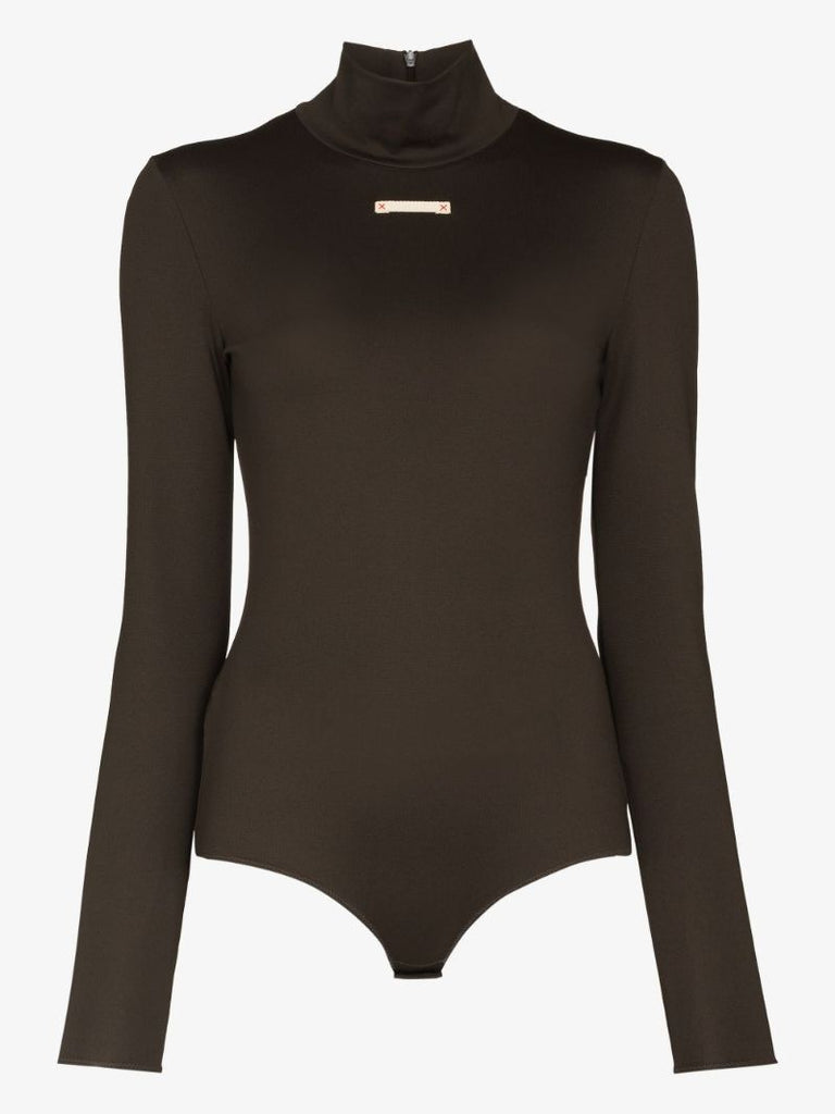 Logo High Neck Bodysuit