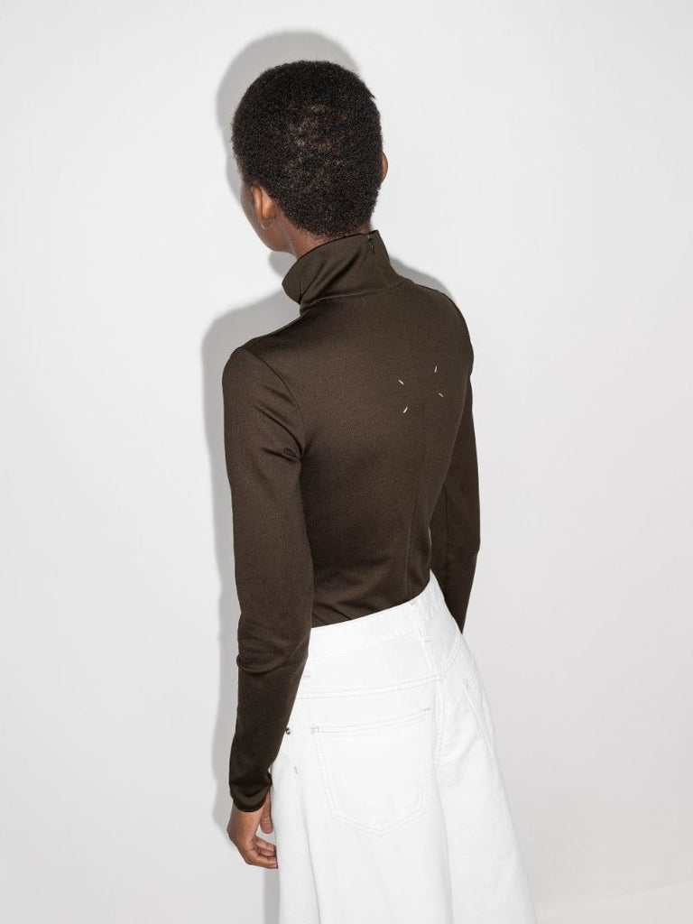Logo High Neck Bodysuit