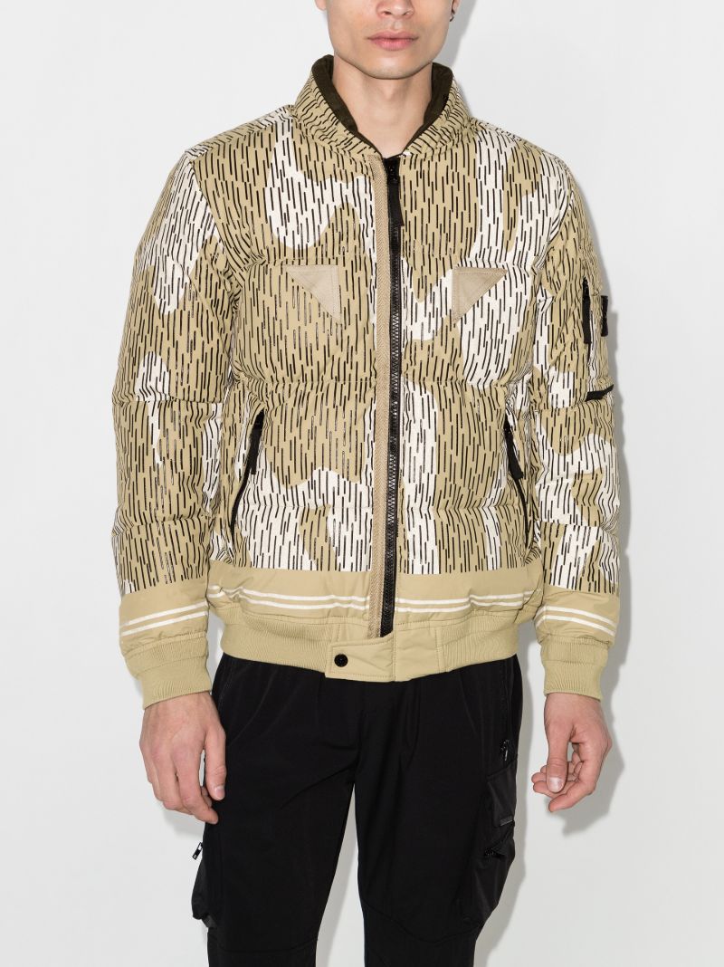 Naslan Light Watro Reflective Bomber Jacket