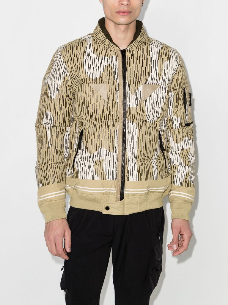 Naslan Light Watro Reflective Bomber Jacket