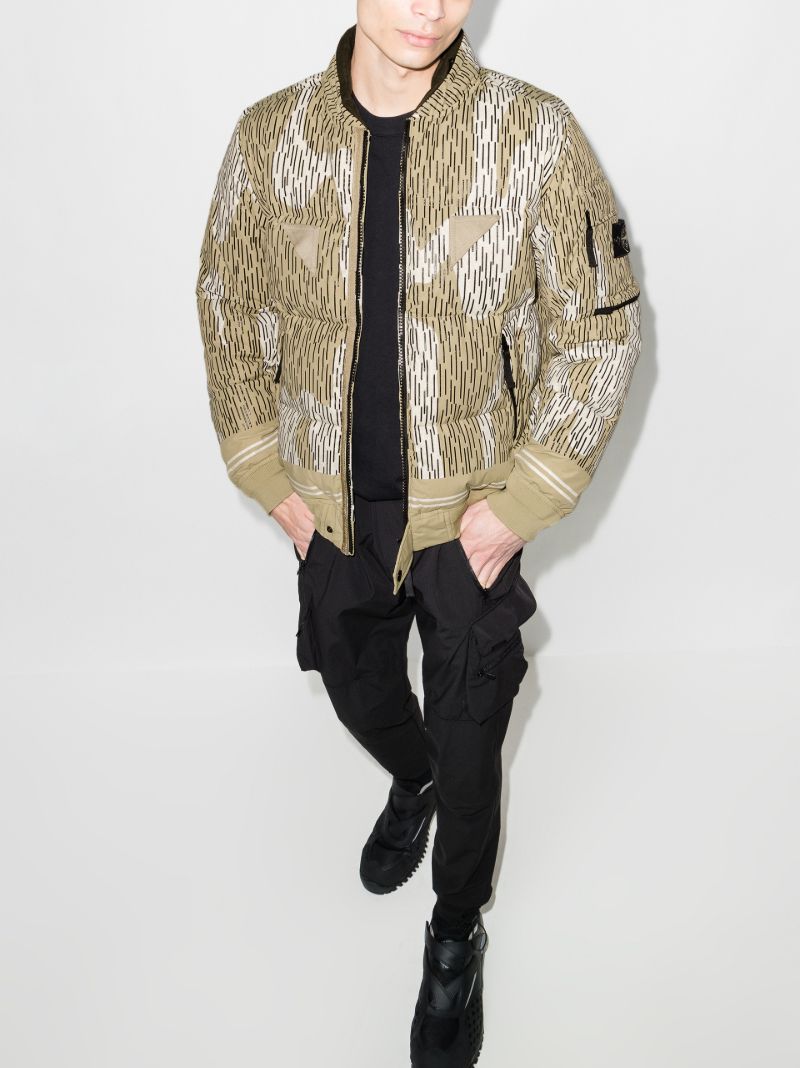 Naslan Light Watro Reflective Bomber Jacket