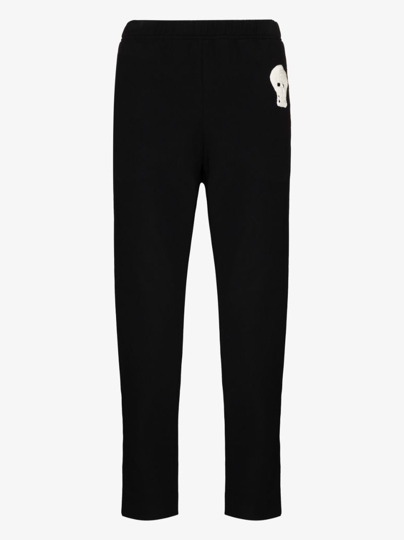 Embroidered Skull Track Pants