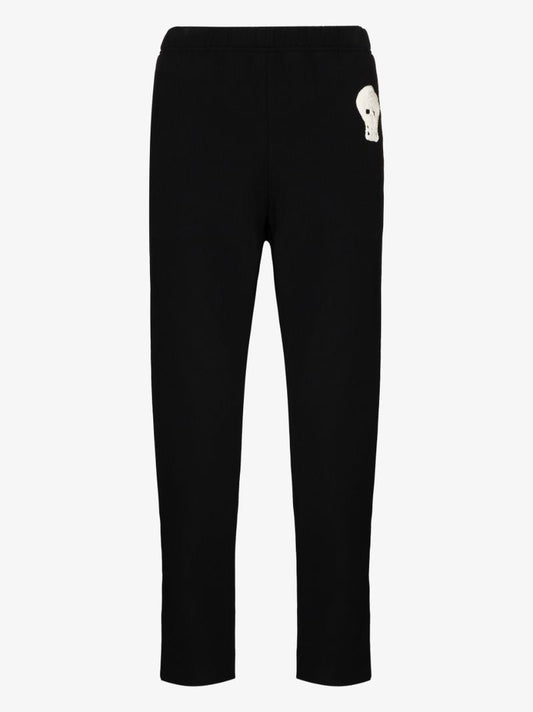 Embroidered Skull Track Pants