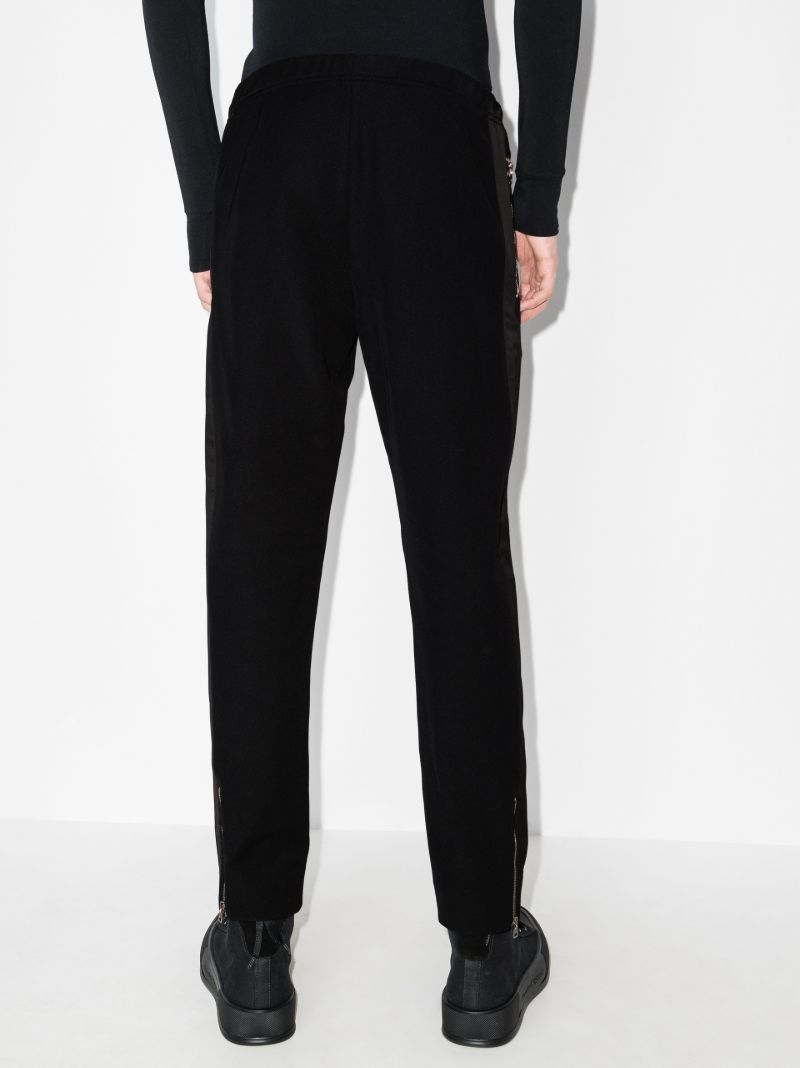 Embroidered Skull Track Pants