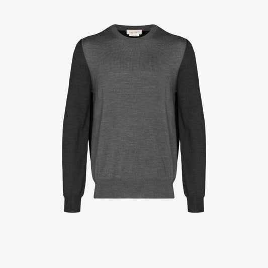 Panelled Wool Sweater