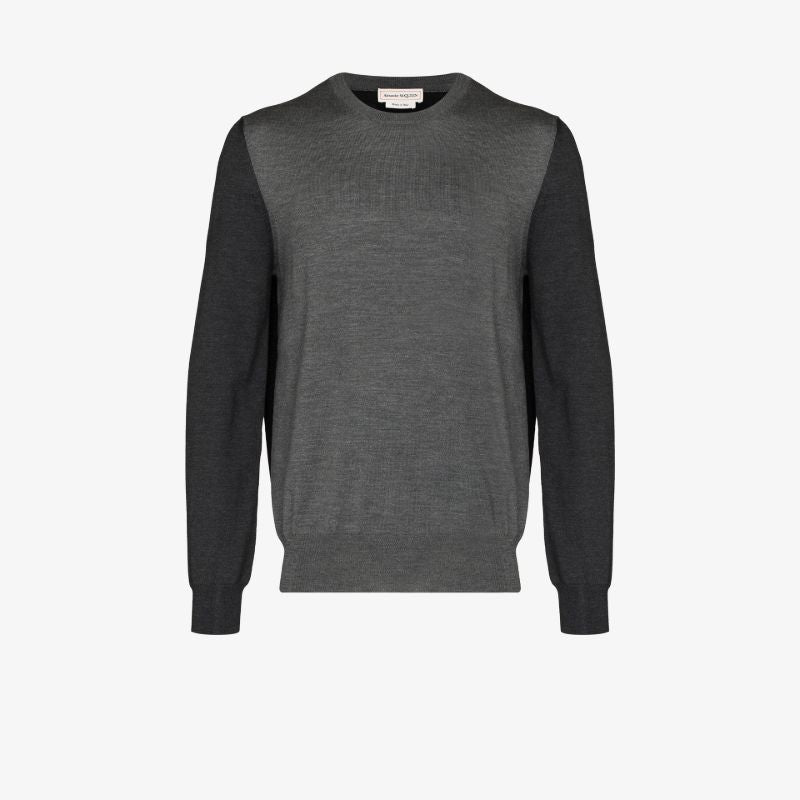 Panelled Wool Sweater