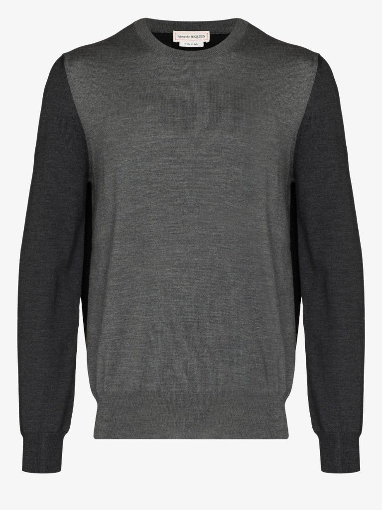 Panelled Wool Sweater