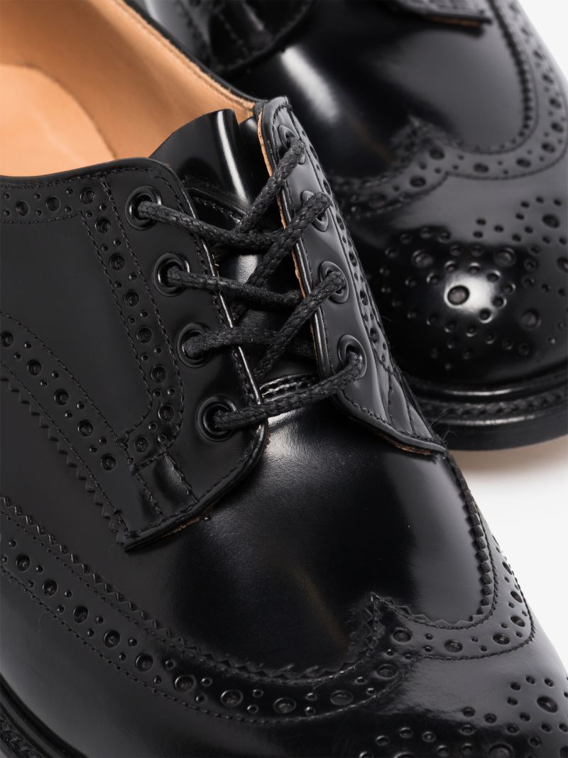 Black Bourton Leather Derby Shoes