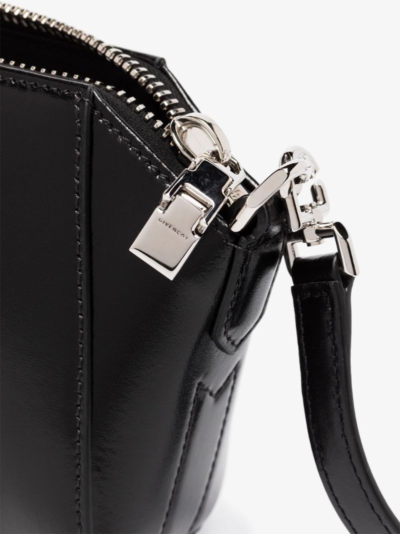 Black Antigona Nano Leather Cross Body Bag