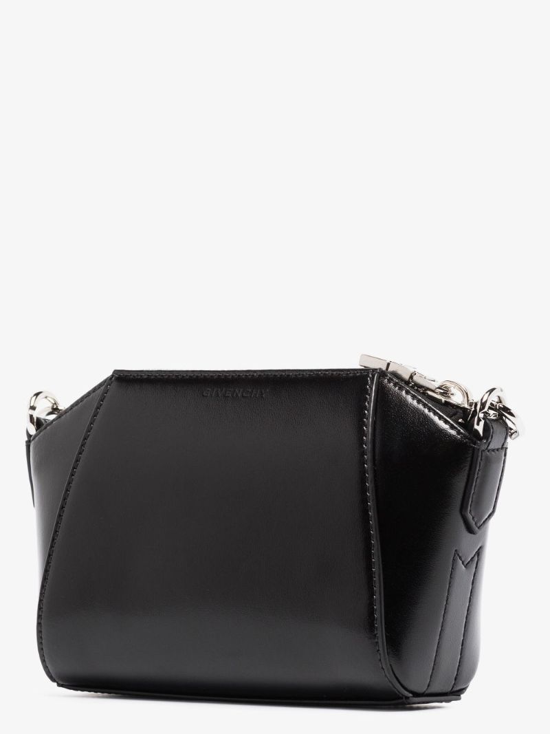 Black Antigona Nano Leather Cross Body Bag