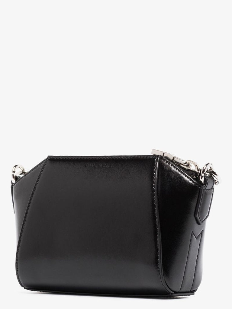 Black Antigona Nano Leather Cross Body Bag