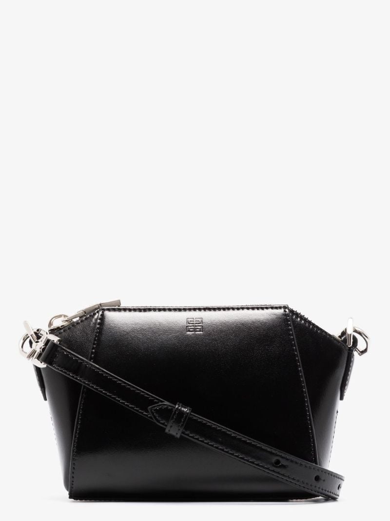 Black Antigona Nano Leather Cross Body Bag