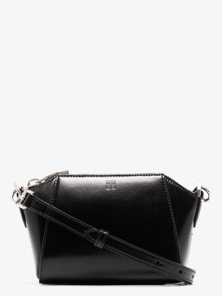 Black Antigona Nano Leather Cross Body Bag