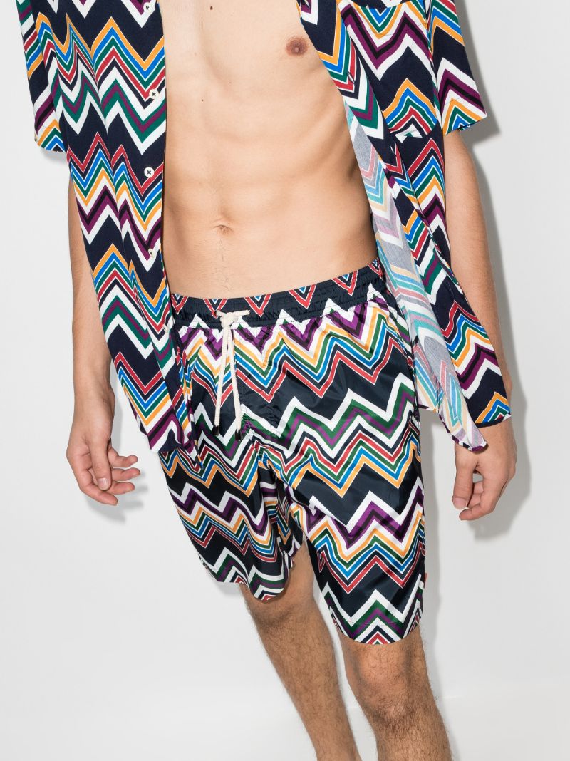 Zigzag Swim Shorts