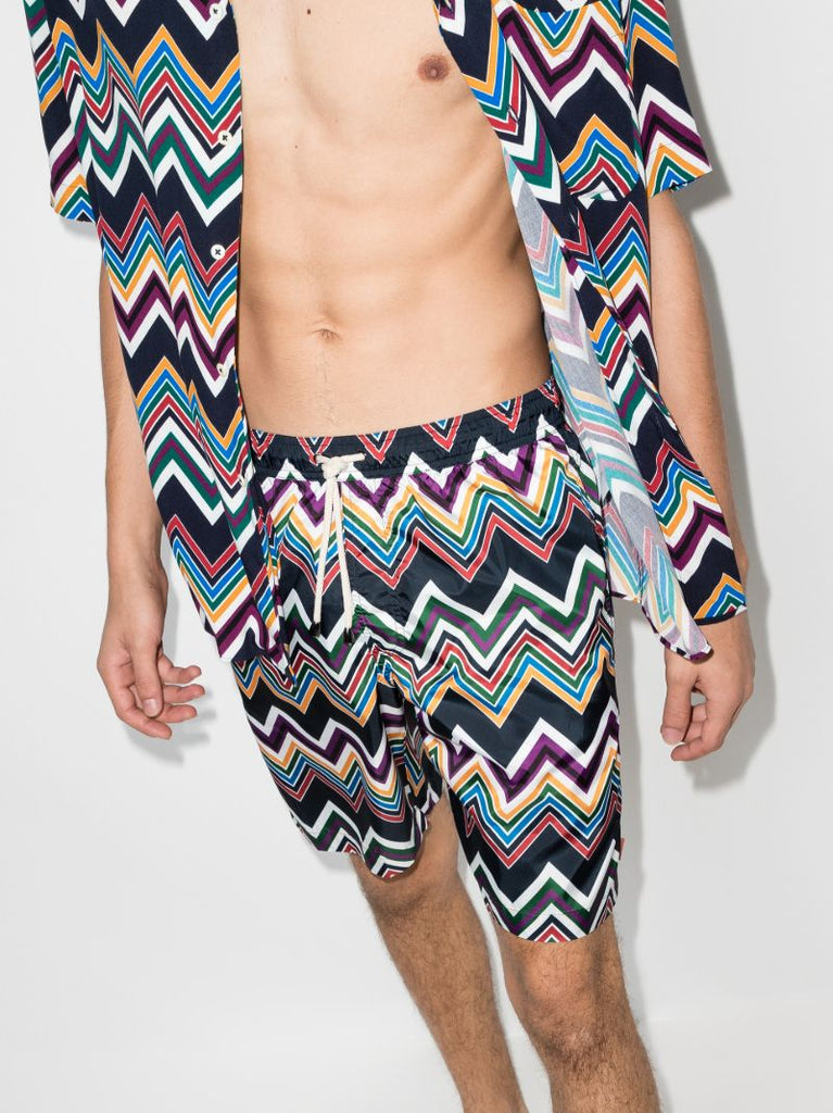 Zigzag Swim Shorts