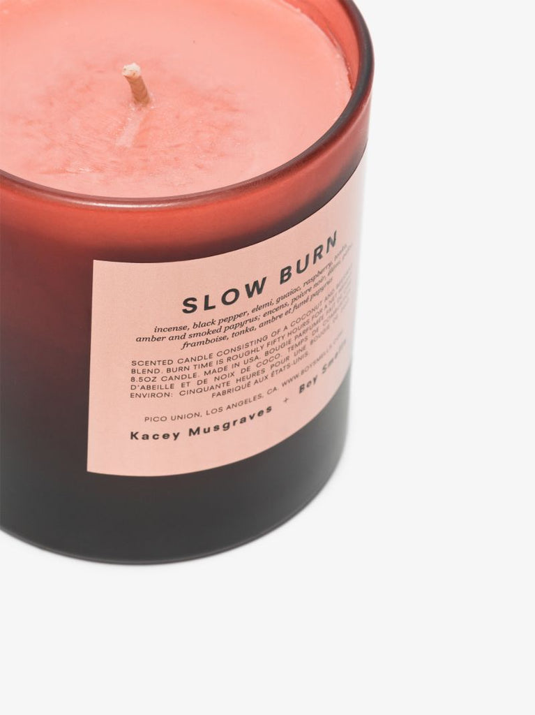 Brown and Pink Slow Burn Candle