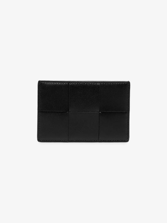 Black Leather Card Holder