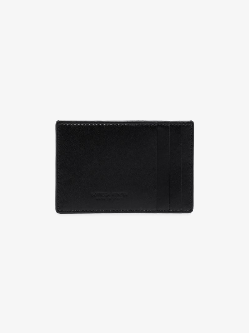 Black Leather Card Holder