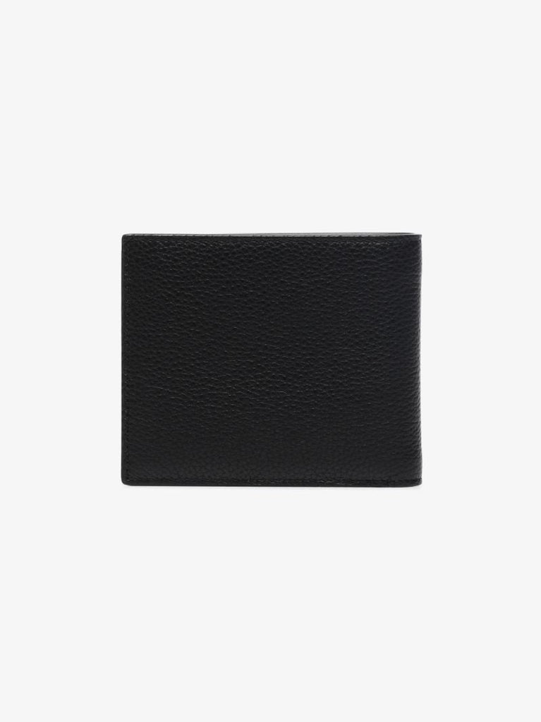 Black Grained Leather Wallet