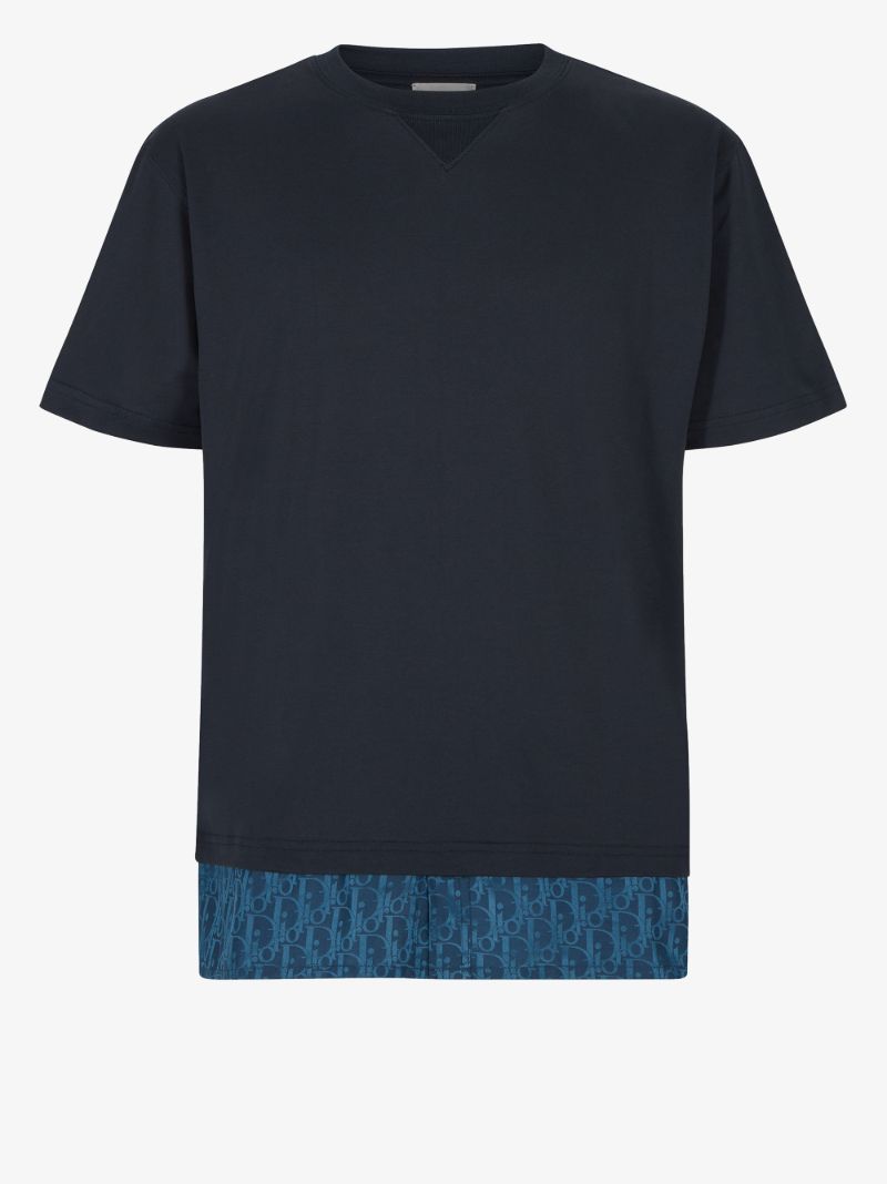 Oblique Motif Hem T-shirt
