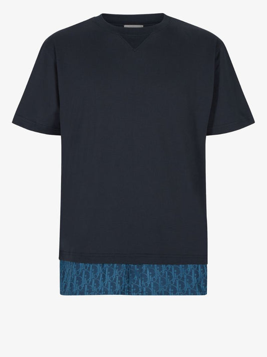 Oblique Motif Hem T-shirt