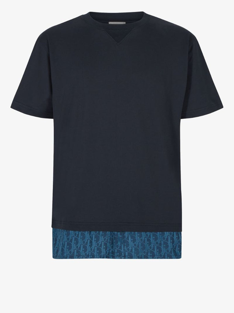 Oblique Motif Hem T-shirt