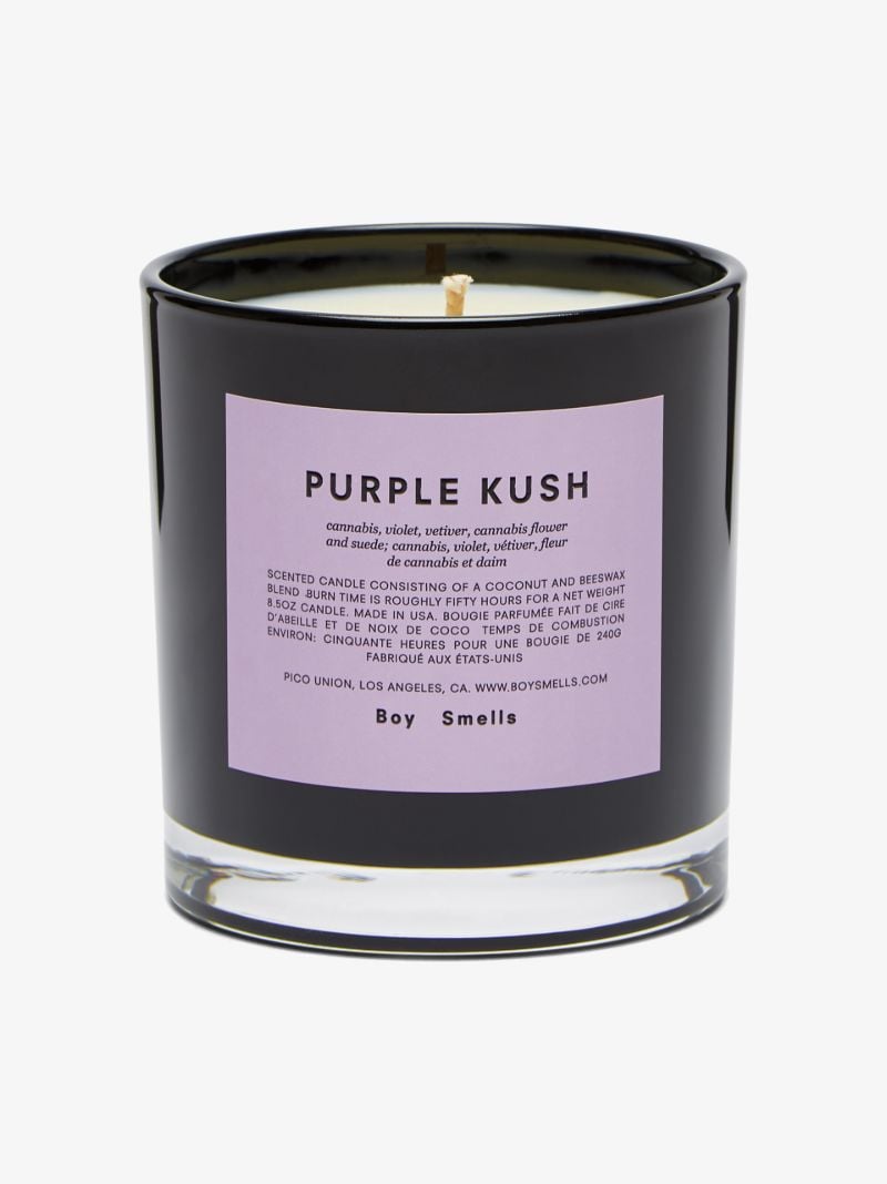 Black Purple Kush Candle
