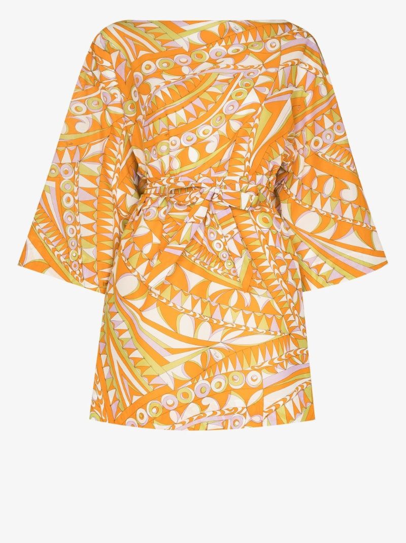 Bandierine Print Mini Dress