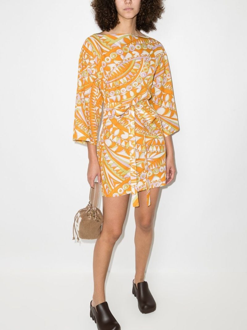 Bandierine Print Mini Dress